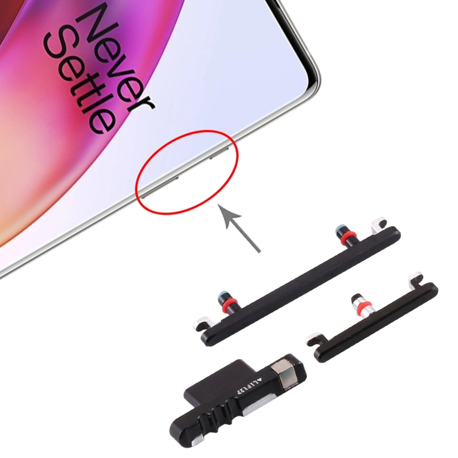 For OnePlus 8 Power Button and Volume Control Button Spare Parts Switch Flex Cable