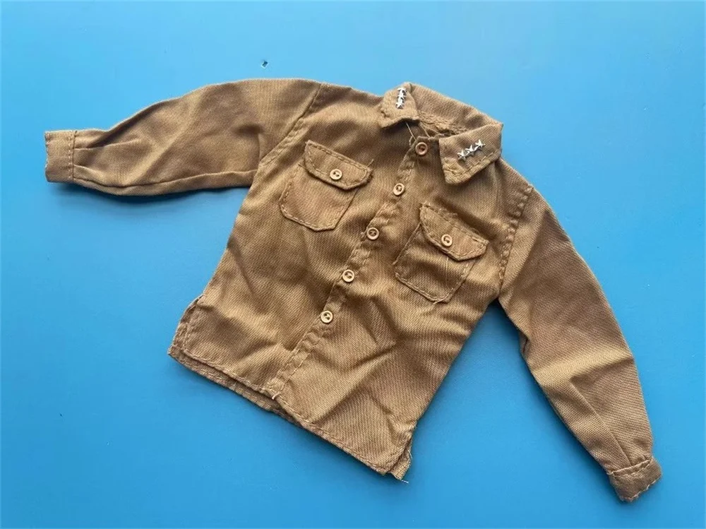 Najlepiej sprzedający się model w skali 1/6 DML WWII US. Strój żołnierza: koszula, płaszcz, topy, akcesoria dla figurki akcji 12 cali DID COO BD001, DIY