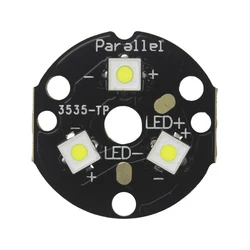 Triple SFT25R LEDs 7000K 6500K 5700K 5000K SMD 3535 LED Emitter on 20mm DTP Copper MCPCB Parallel with LENs