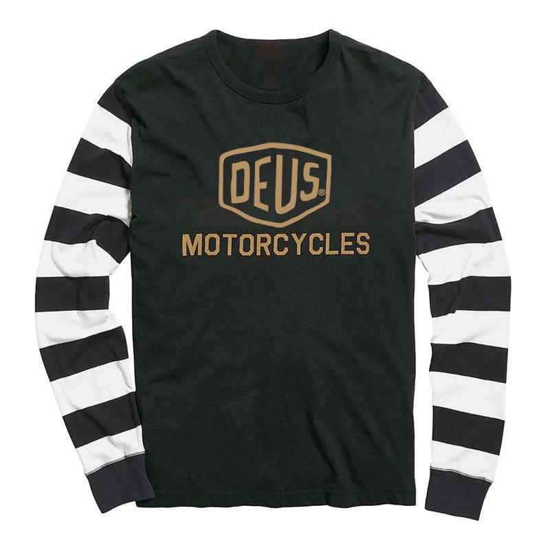 Men Women Retro Quick drying Long Sleeve Motorcycle Downhill Jersey Motocross T-shirt DEUS EX MACHINA Riding Bicycle Clothing DH