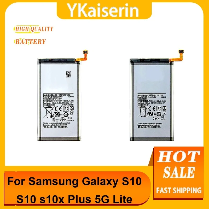 

EB-BG977ABU EB-BA907ABY EB-BG975ABU 3400-4500Mah Battery For Samsung Galaxy S10 S10x Plus 5G Lite Long-Lasting Batteries
