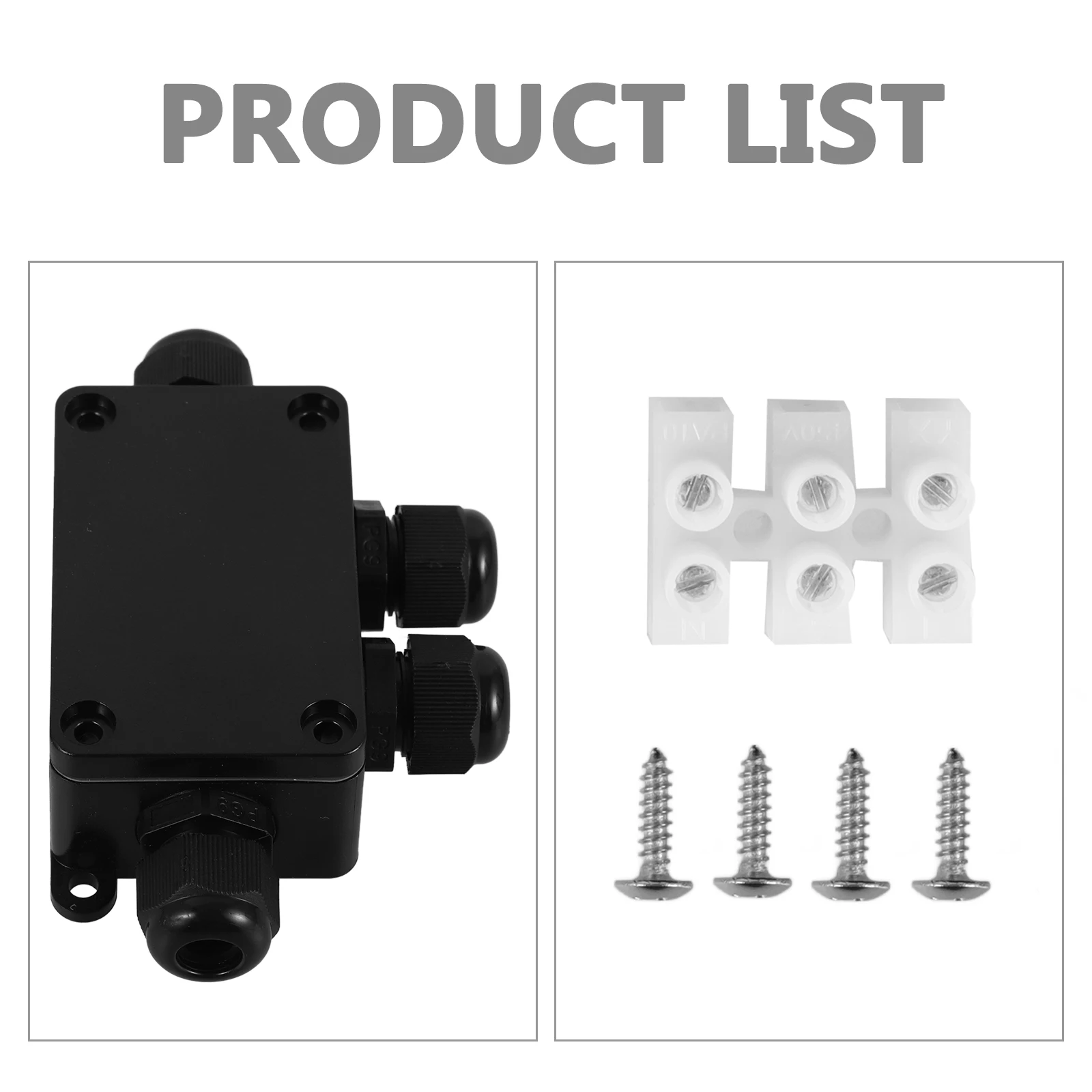 

Waterproof Junction Plastic Weatherproof Electrical Enclosure Extension Cord Safety Cover Durable Cord Protector For Outdoor Use