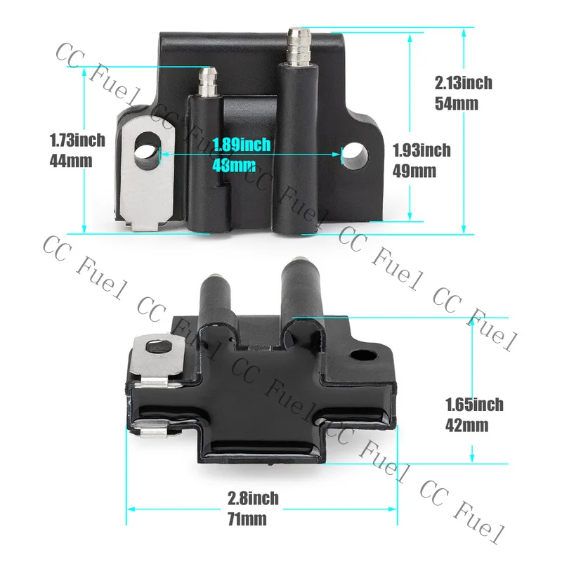 C+ 2X Ignition Coil For Johnson Evinrude 582508 18-5179 183-2508 Outboard Engine US