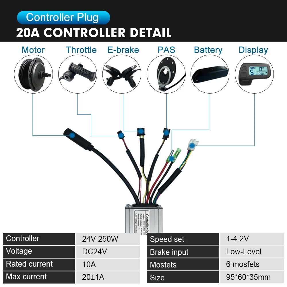 Electric Bike Conversion Kit 24V 250W Brushless Gear Front Rear Hub Wheel Motor Kit For ebike Conversion Kit  16-29Inch 700C