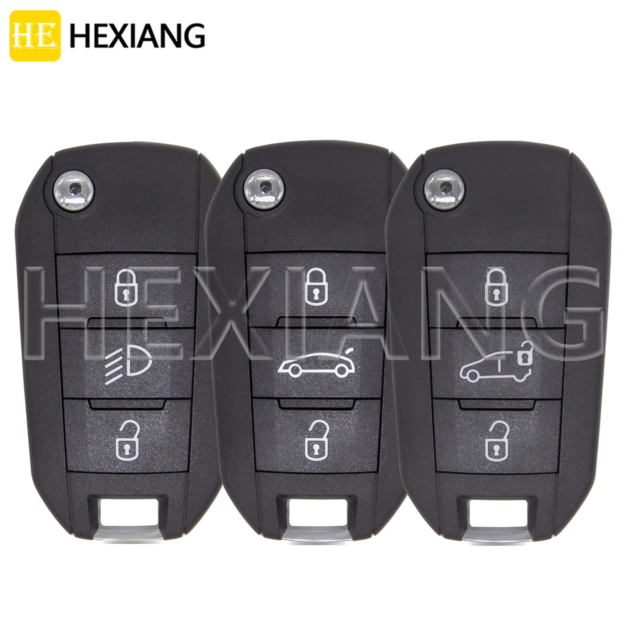 

HE HU83/VA2 Blade Car Flip Key Shell Case For Citroen C3 C5 C6 C4-Cactus C-Elysee Peugeot 208 2008 308 3008 508 5008