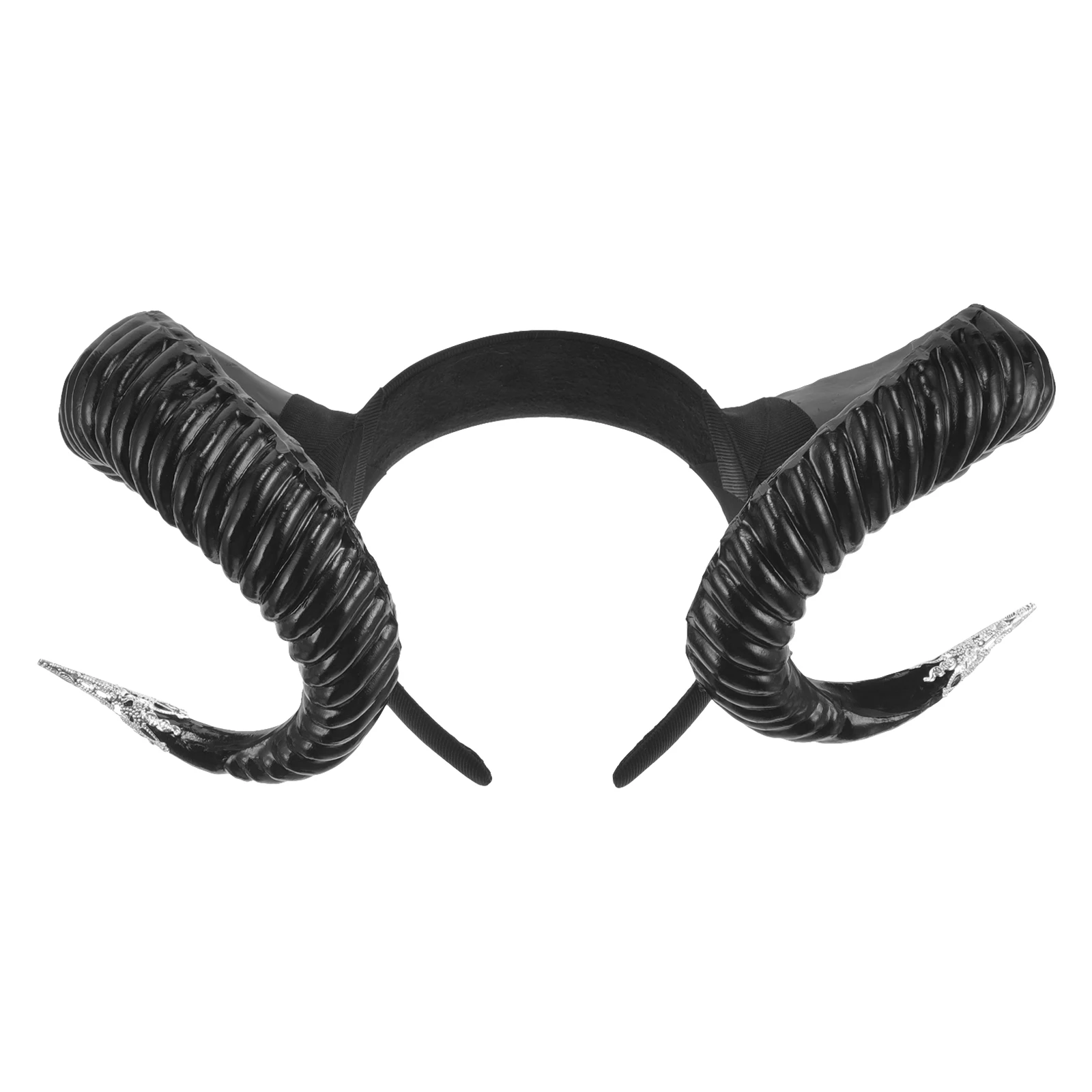 

Horns Black Plastic Women Headdress Single Sheep Ears Headbands For Women Adult Cosplay Costume Accessories