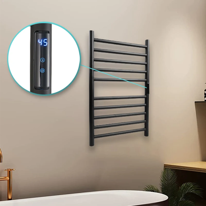 Functional Modern Design Long-life Towel Warmer Parts Inspiring Collection with Electric heater and Timer Warm Towel Rack