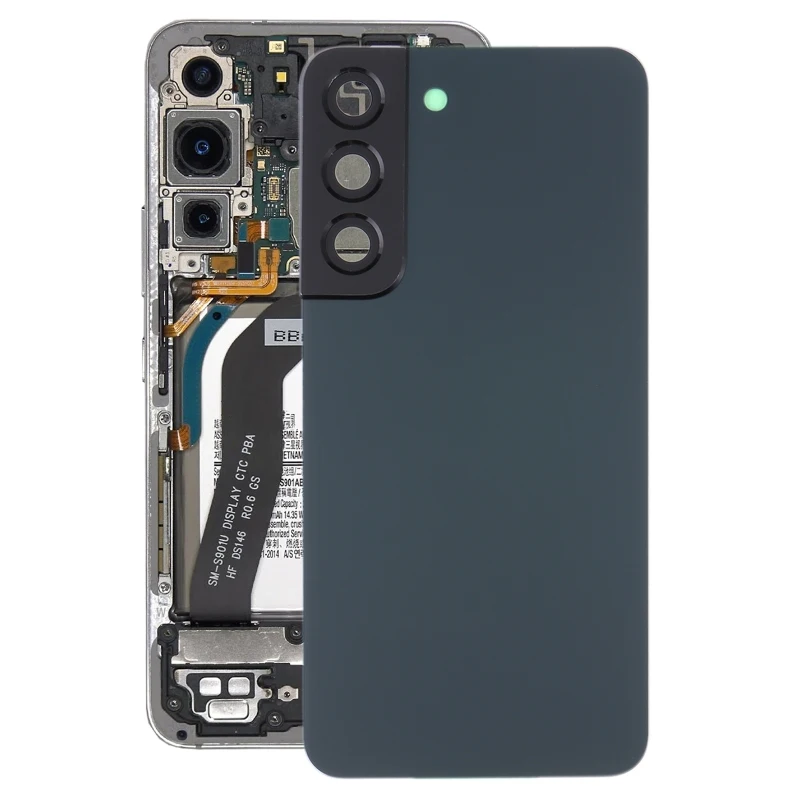 Battery Back Cover with Camera Lens Cover For Samsung Galaxy S22 5G SM-S901B