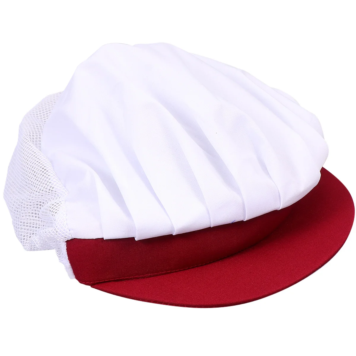 Koksmuts Rood Beschermend Ademend Stofdicht Mesh Werkmuts Voedselwerkplaats Lichtgewicht werkhoed voor heren Dames