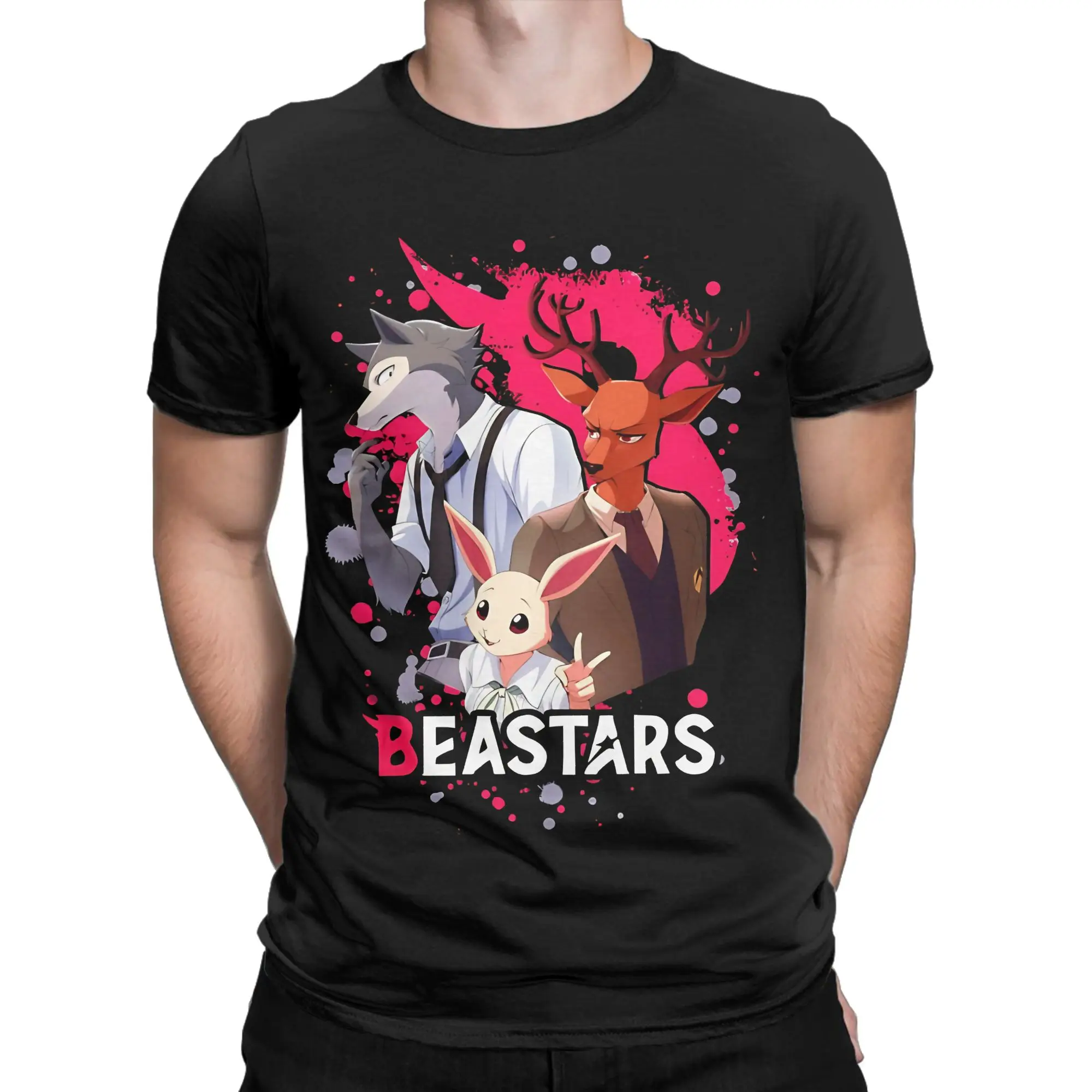 Beastars Classic Shirt Essential Shirt Novelty 100% Cotton T-Shirt BEASTARS Final Season Part Tees Tops For Men