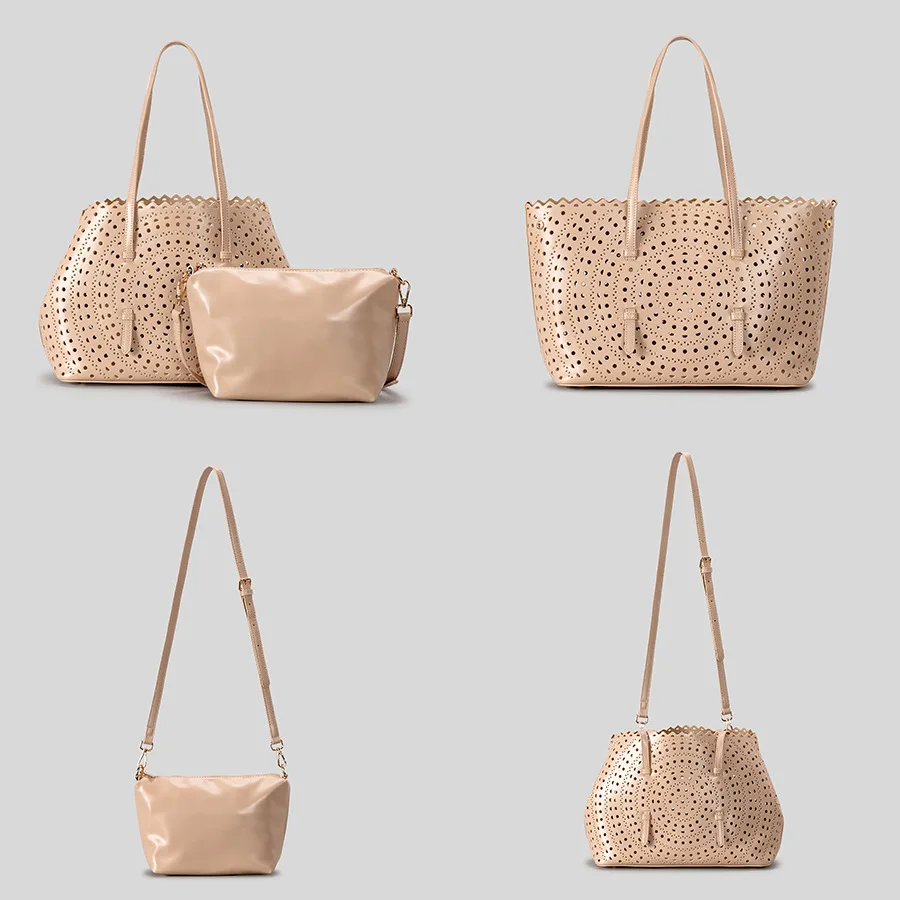 Logo Designer Diaper Bag For Women Trendy Letter Leather Tote Large Capacity Elegant Minimalist Commuter Fashion Shoulder Bag
