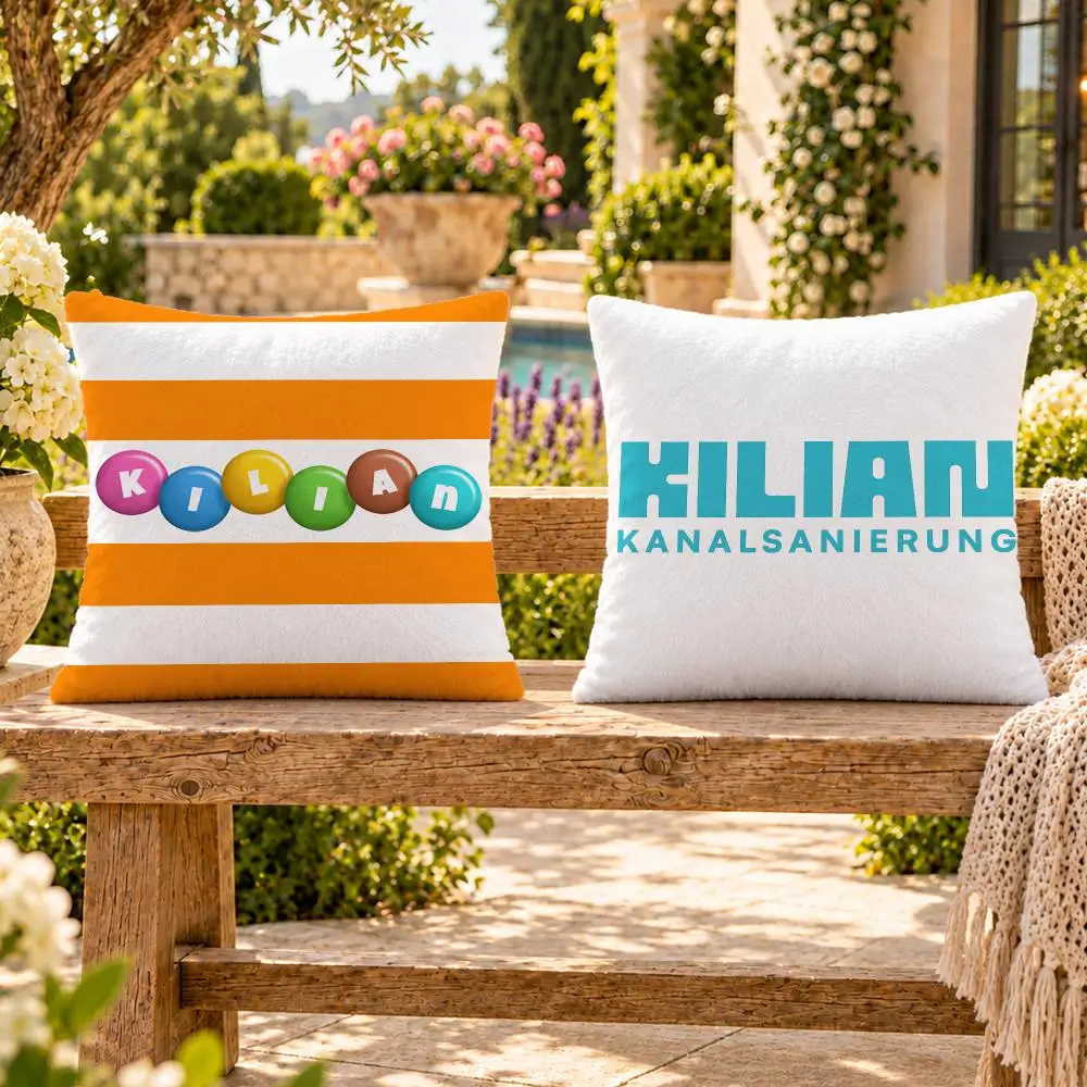 Brand Fragrance By Kilian Cushion Cover Soft Plush Throw Pillow Cover Washable Sofa Bed Patio Chair Home Decor