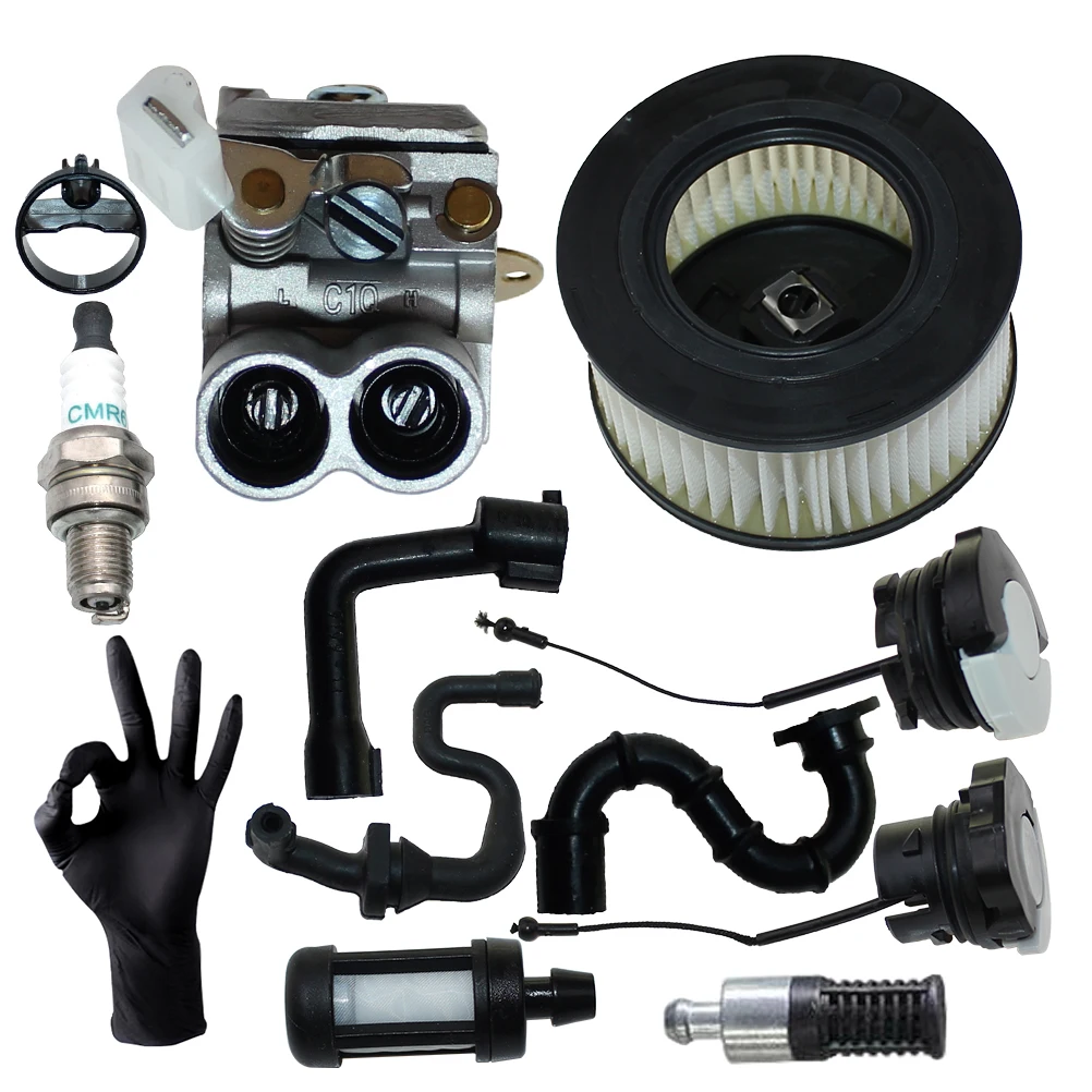 Carburetor Air Filter Kit For Stihl MS231 MS231Z MS251 MS251C-E MS251Z C1Q-PRC,1143/17,1143/08,1143 120 1617,1143 120 0608,