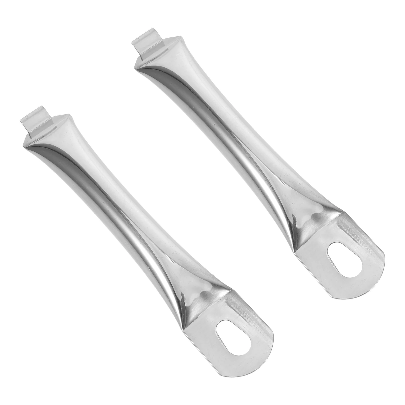 

2pcs Stainless Steel Heat Diffuser Plate Handle Cookware Gripper For Induction Gas Stove Thermal Conduction Tool