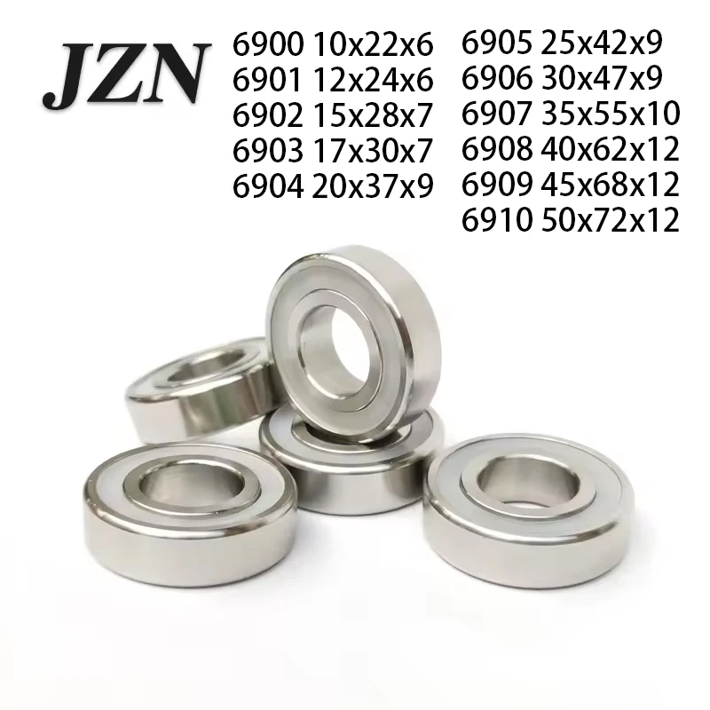 316 Stainless Steel Bearing 6900 6901 6902 6903 6904 6905 6906 6907 6908 6909 6910 2RS ZZ Corrosion Resistance