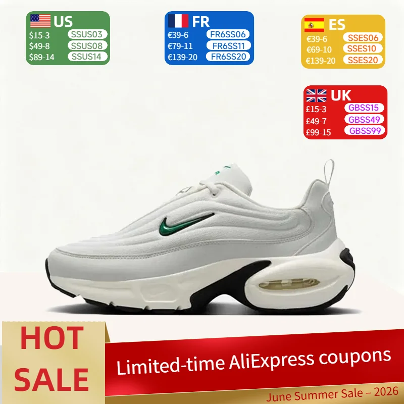 

Nike Air Max Portal: Simple, Versatile, Comfortable, and Stylish Low-Top Casual Running Shoes for Women in White HF3053-106