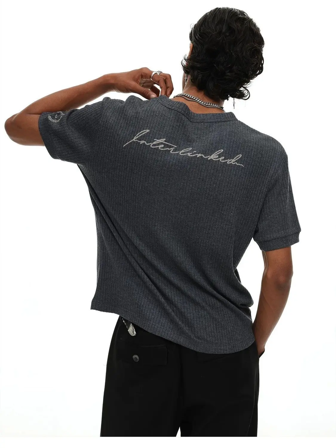 Vintage Retro Napoleon Graphic Print Ribbed Slim Cropped Short Sleeve Tee Unisex Streetwear Casual Daily TikTok Fashion Tops