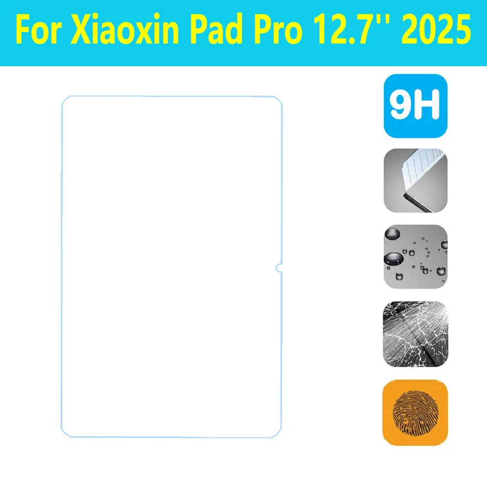 2 Pieces HD Scratch Proof Screen Protector Tempered Glass For Lenovo Xiaoxin Pad Pro 12.7 in 2025 Tablet Protective Film view 2