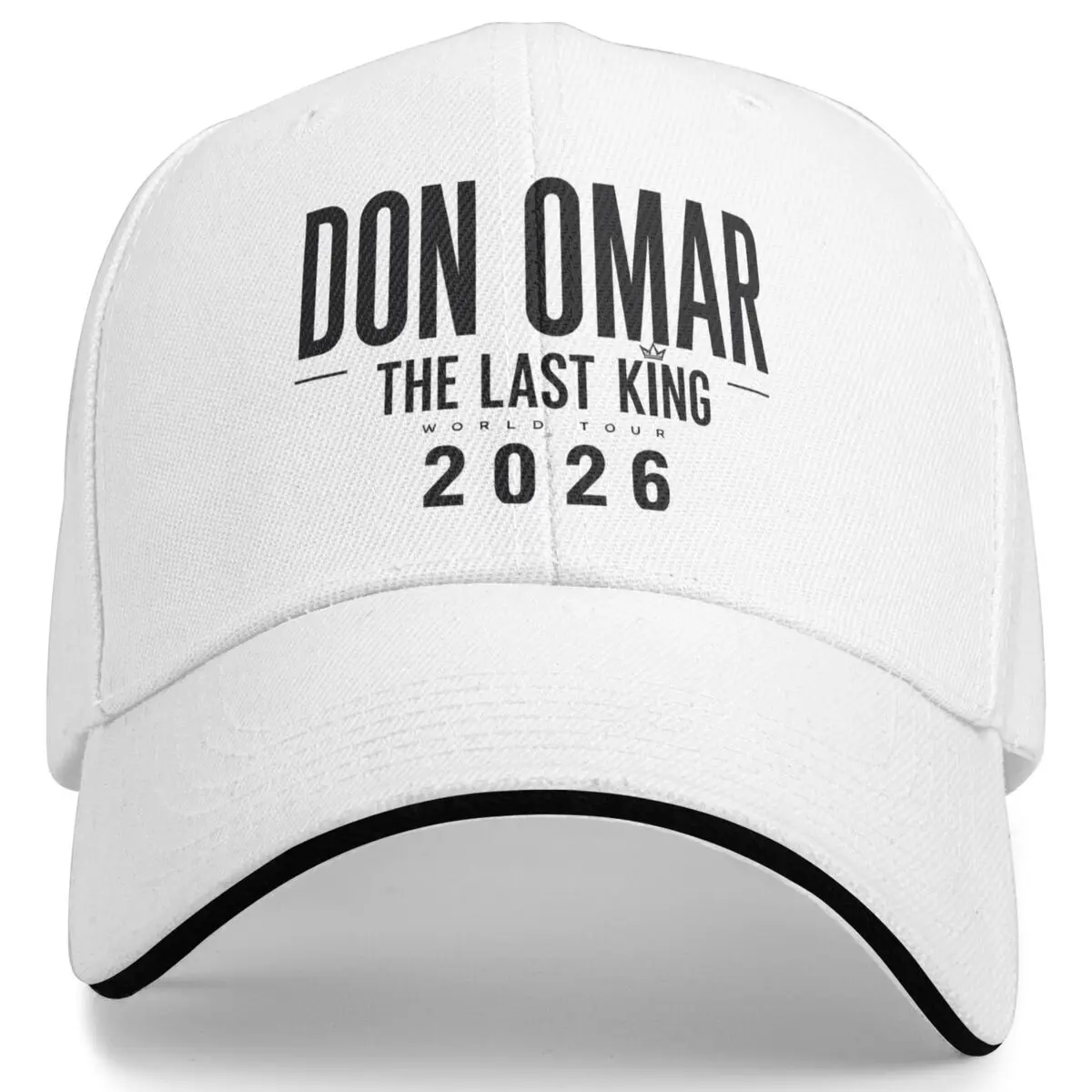 Rapper Don Omar Baseball Cap The Last King Tour 2026 Stylish Women Men Hip Hop Hats High Quality  Running Hippie Snapback Cap