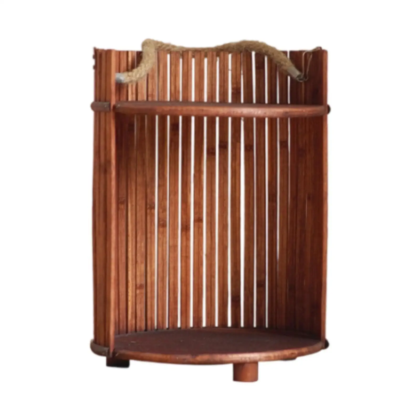 

Wooden Storage Rack Multifunctional Easy to Clean Floor Standing Stand Organizer for Office Tea Room Living Room Home Bedroom