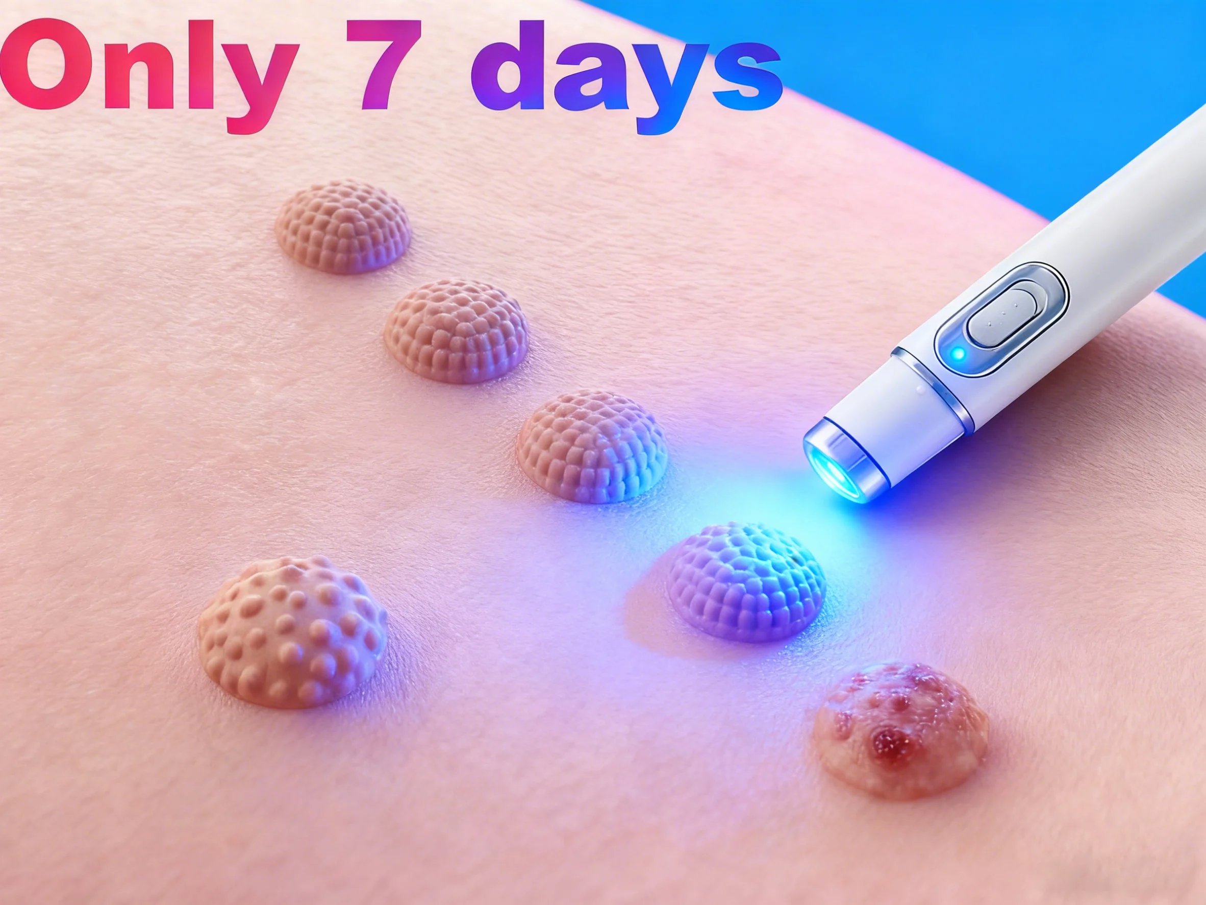 2025 New Upgrade Blue Laser Solve Wart Tool 0