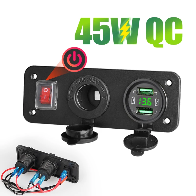 45W Dual Usb Car Ch…