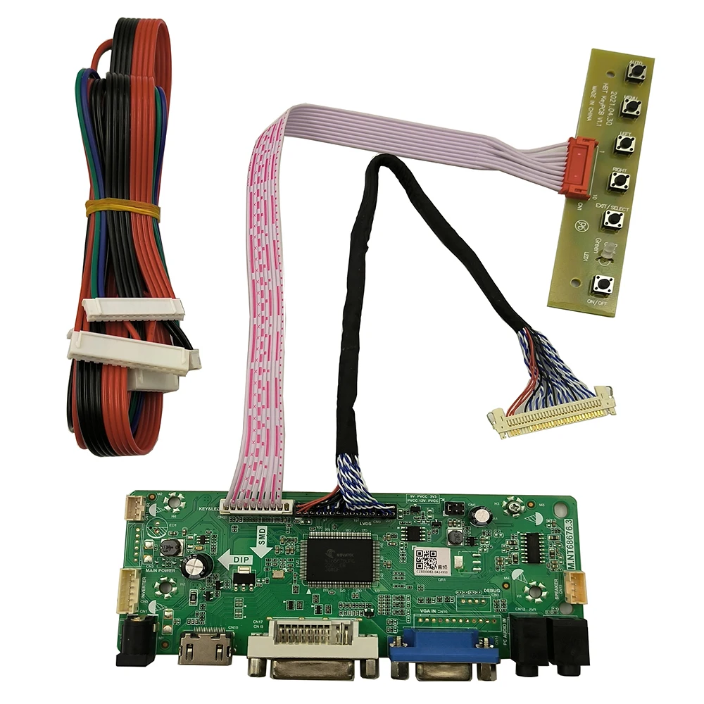 Imagem -05 - Monitor Kit para Lm240wu2-sla1 Lm240wu2sla1 Lm240wu2-slb1 24 Hdmi Mais Dvi Mais Vga Lcd Led Screen Controller Driver Board