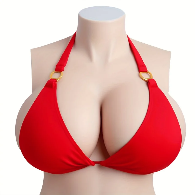 C-G Cup Silicone Breast Forms Fake Tits Enhancer For Crossdresser Drag Queen Fake Boobs Tits Breastplat Male To Female Sissy
