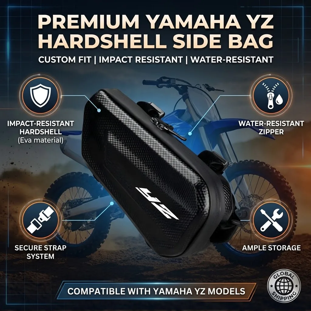 Easy To Clean Large Capacity EVA Motorcycle Saddle Bag Tool Bag With LOGO For YAMAHA  YZ80 YZ85 YZ125 YZ250 YZ250F YZ426F YZ450F