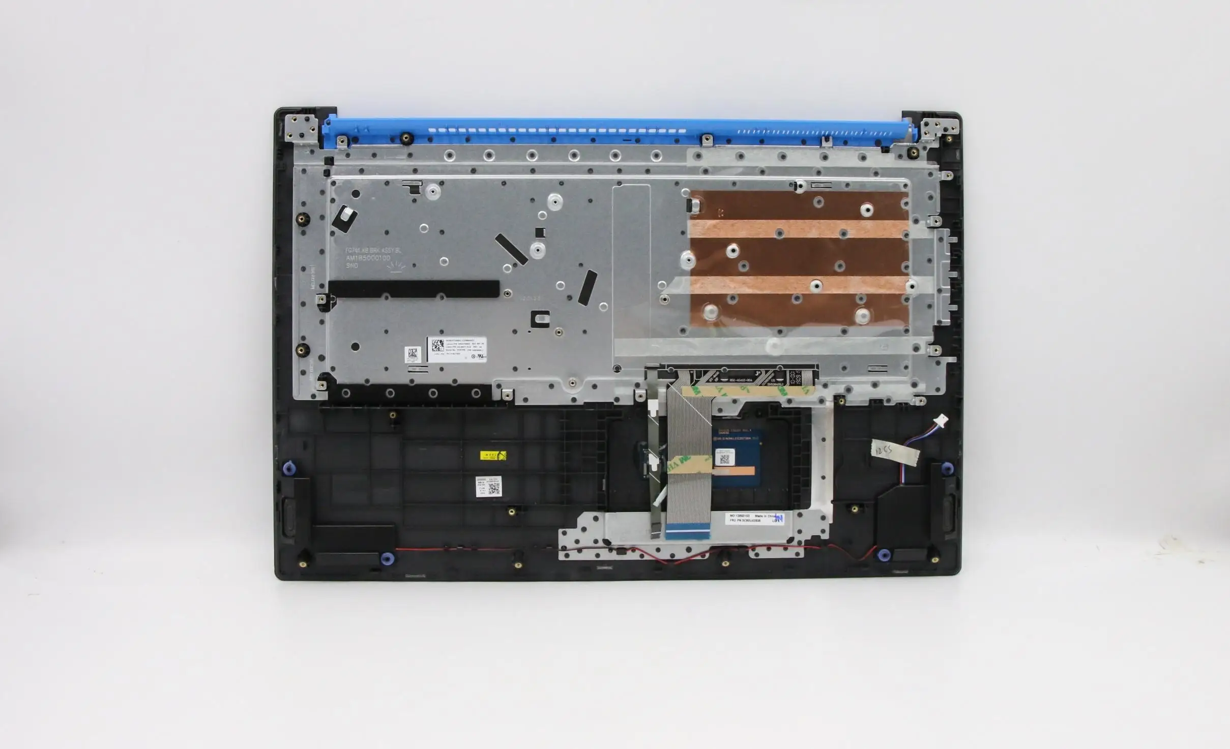 Imagem -02 - Laptop Upper Case com Teclado Touchpad Tampa Palmrest Novo Original Lenovo Ideapad L34017irh 5cb0u42836