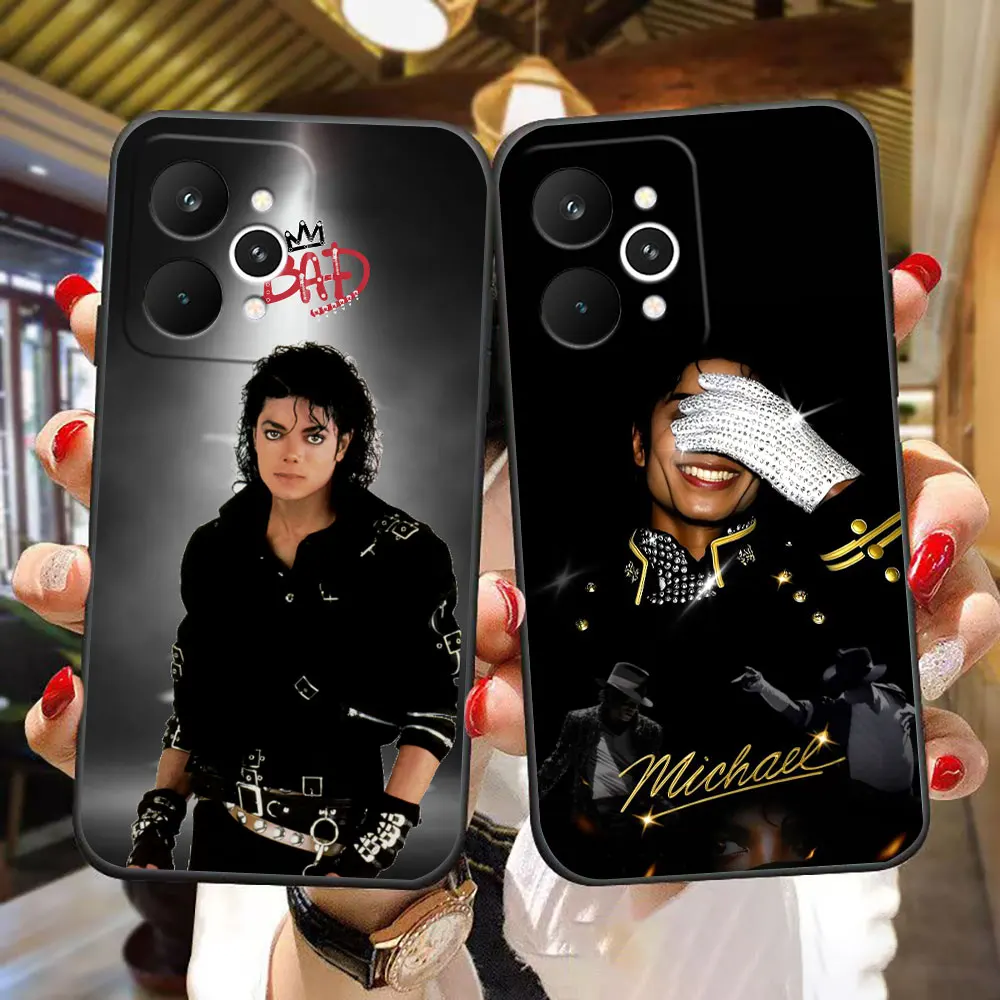Phone Case For Realme 16 15 15T 14 13 12 11 10 9 9I 8 8I 7 7I PRO PLUS Case Funda Coque Shell Cover M-Michael J-Jackson Singer