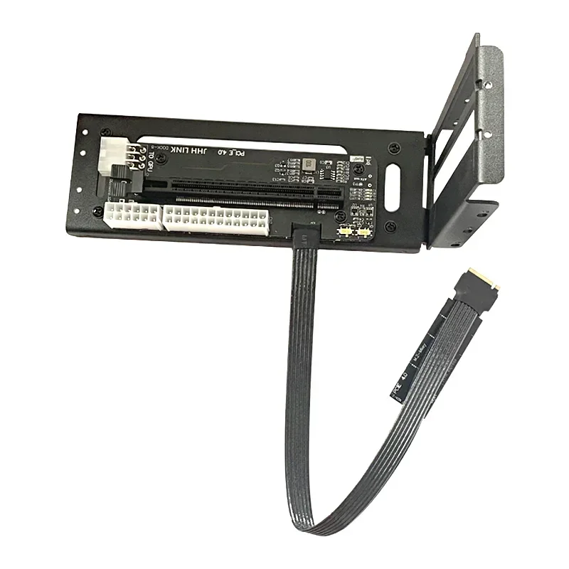 Imagem -06 - Egpu Placa Gráfica Externa Laptop pc M.2 Key m Nvme Gpu Dock Suporte de Metal Pci-e 4.0x4 Adaptador Riser Egpu Itx Stx Nuc Notebook