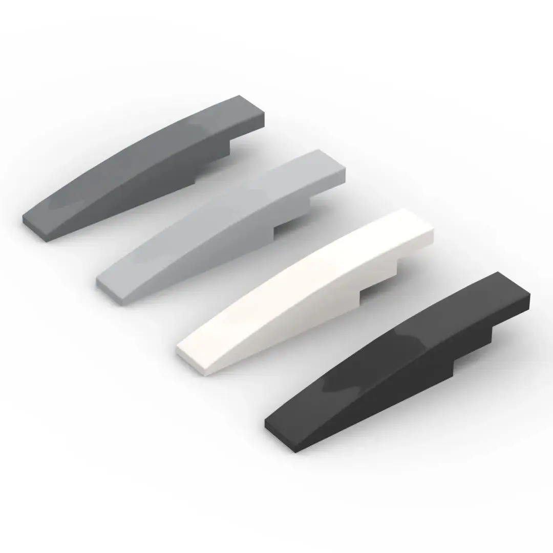 MOC 10PCS 6801 Curvo 1x6x1 Building Blocks Kit Casa Castello Architettura Compatibile Assemblare Particelle Idea Giocattoli Regali Per Bambini