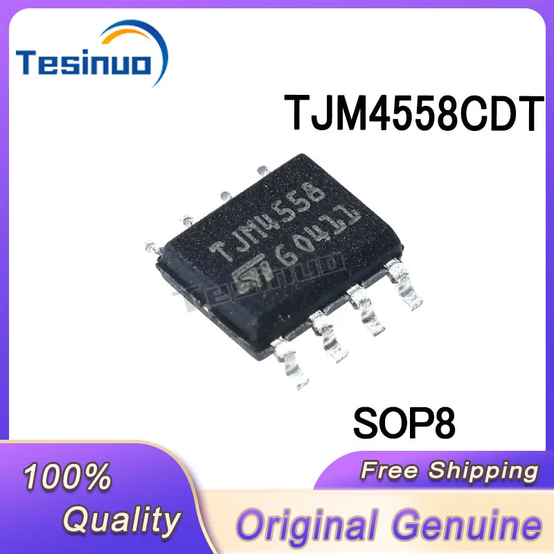 10-100/PCS New Original C4558 TJM4558CDT Dual Operational Amplifier SOP-8 In Stock