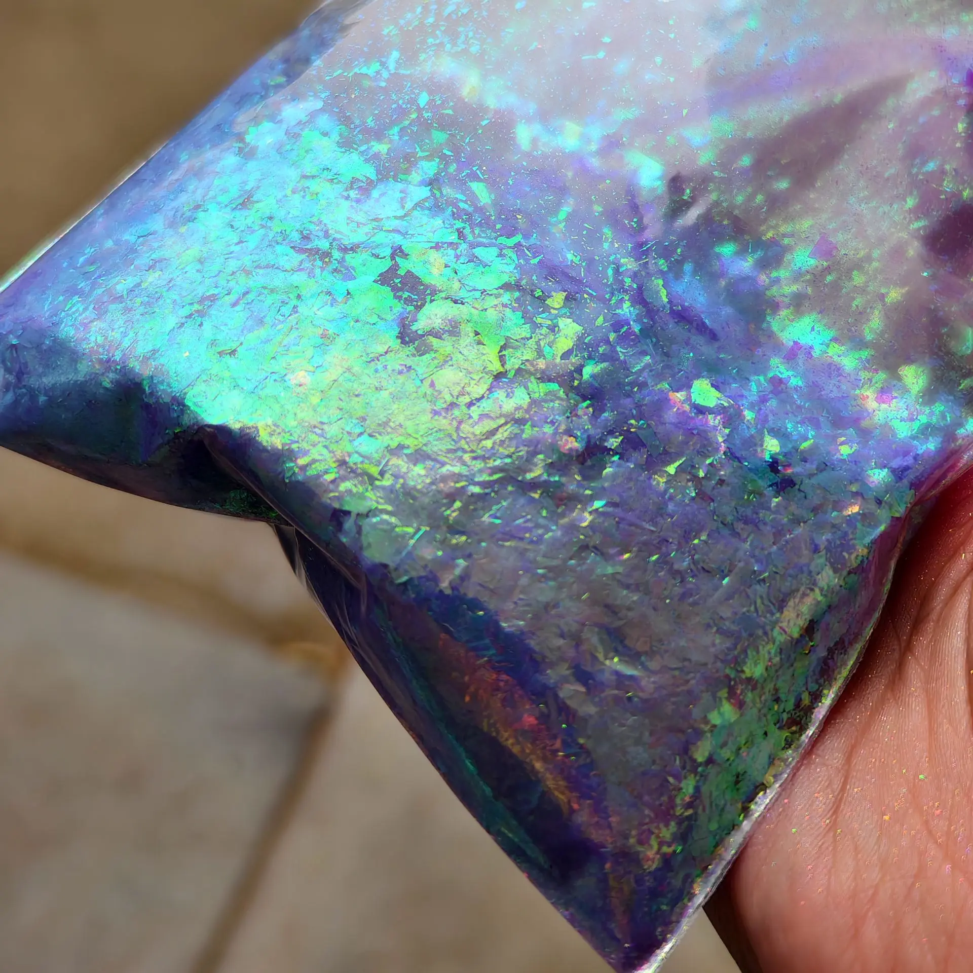 

Хромированные хлопья Candy Opal Rainbow Chameleon ColorShift Aurora для дизайна ногтей 419B12