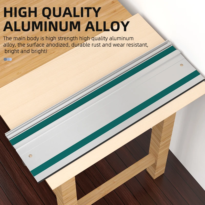 전기 원형 톱용 알루미늄 합금 가이드 레일 800mm 경량 가이드 레일 목공 도구