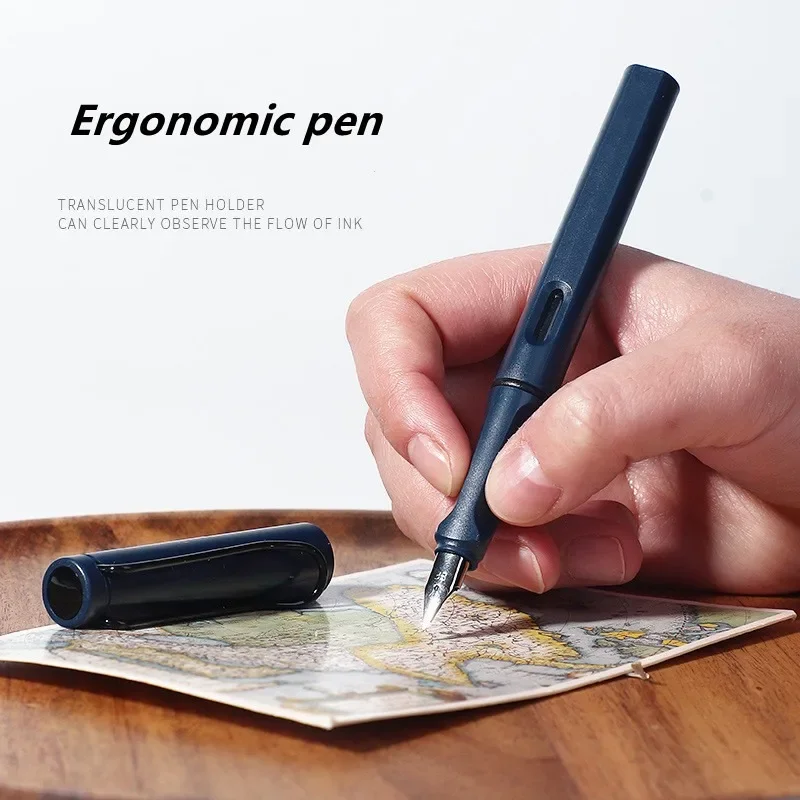 Mode Klassieke Plastic Student Matte Groene Ef Nib Vulpen