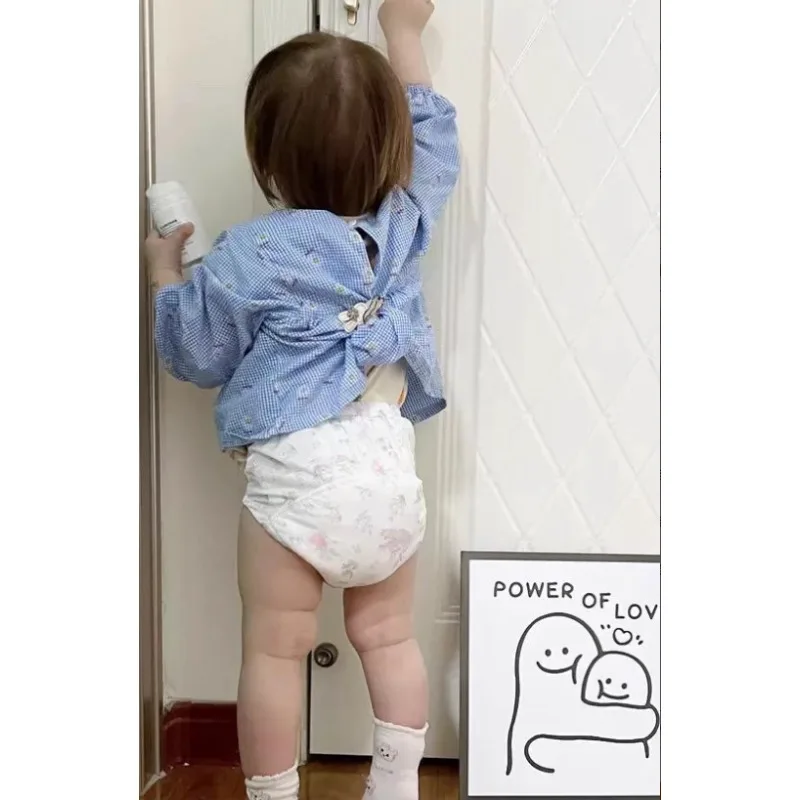 

Моющийся детский тканевый чехол для подгузника, дышащие герметичные тренировочные штаны для туалета с милым мультяшным рисунком, не одноразовые подгузники