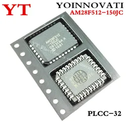 5pcs/lots AM28F512-150JC AM28F512 28F512 PLCC32 Best quality