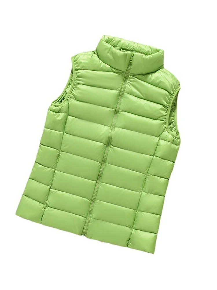 NewBang Frauen Sleeveless frauen Ultra Licht Unten Westen Dünne Jacke Mädchen Gilet Plus Leichte Winddicht Warme Weste