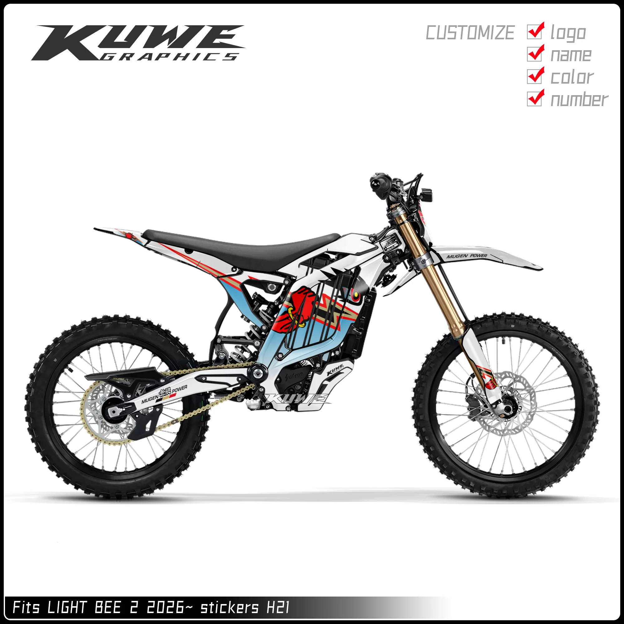 Suitable for Surron Light Bee2 Graphics Kit Decals Kit Sticker