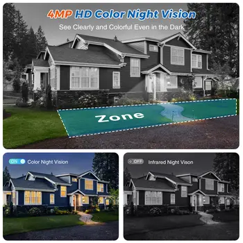 5K 10MP 高畫質 WiFi 雲台攝影機 戶外 8MP 雙鏡頭 雙螢幕 AI 自動追蹤 IP 攝影機 CCTV 影音監控 P2P O-KAM 8 最佳銷售 雙鏡頭 - №6