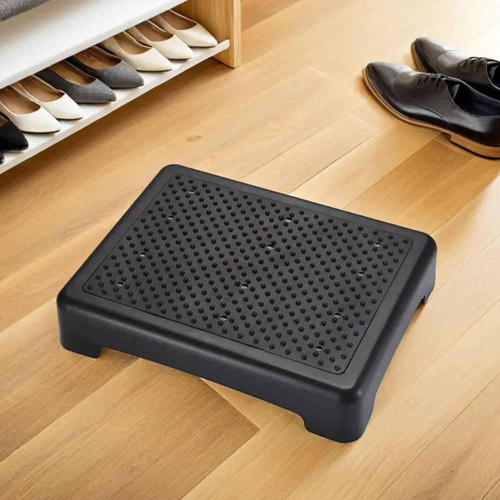 

Step Stool Small Non-Slip Foot Stool for Elderly Kids Portable Bedroom Bathroom Kitchen Stable Support Round Dots Design