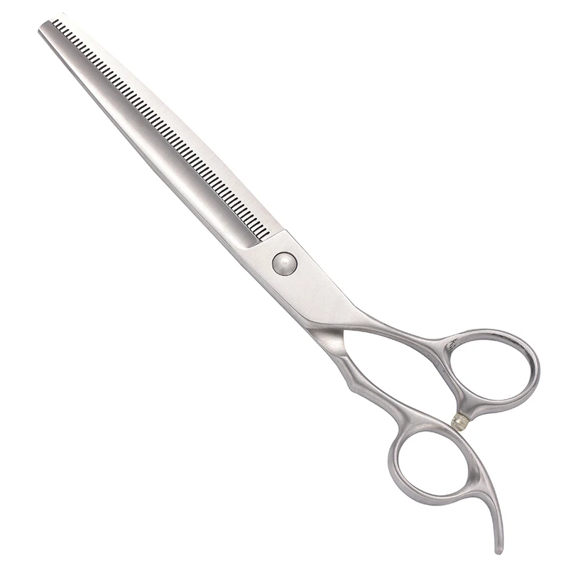 HUASIS HU26 Thinning Shears for Dogs Grooming 7.5\'\' Professional Blending Scissors for Large Poodles Japan 440C 65T Matte Color