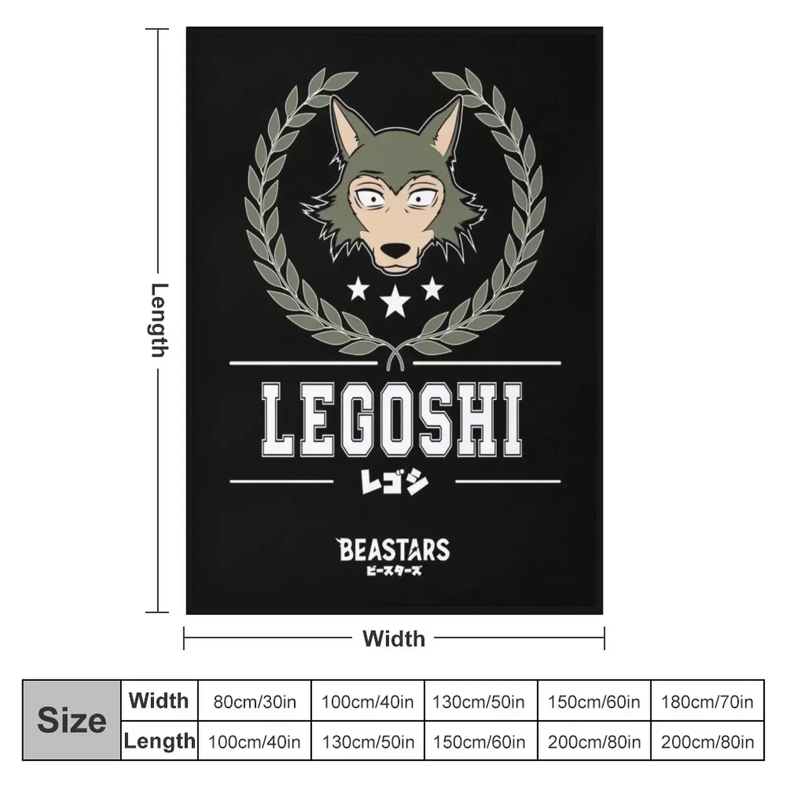 BEASTARS: TEAM LEGOSHI Throw Blanket couch cozy soft plush fuzzy picnic outdoor blanket