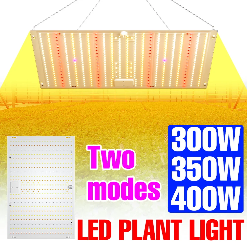 400W LED Plant Light Full Spectrum Quantum Board Growing Lamp Greenhouse Tent Potted Flower Vegs Growth Box Cultivation Lighting