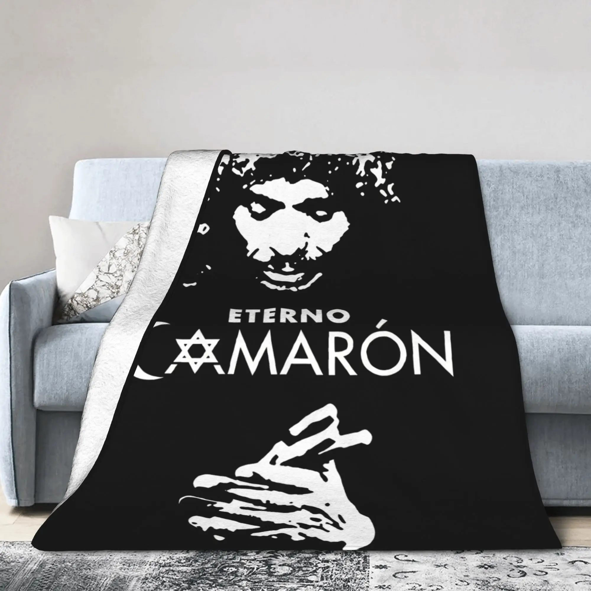 Camarons De La Isla Flamenco Singer Blanket Fleece  Winter Island Shrimp Breathable Soft Throw Blankets for Bedding Throws