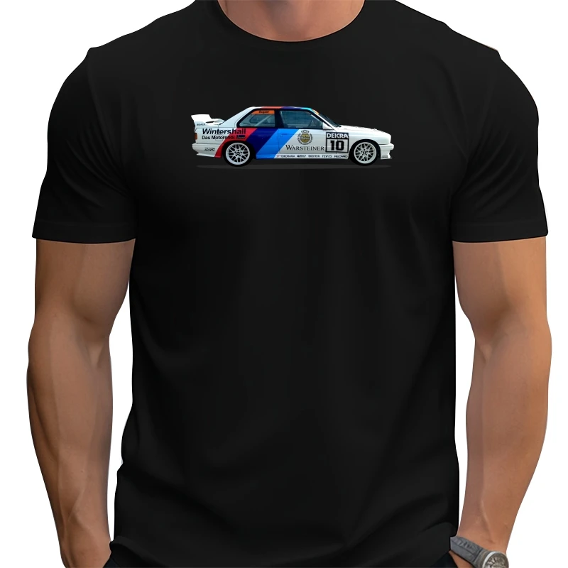 

Футболка Fuer E30 M3 DTM Fan Футболка Футболка Tuning Футболка в стиле хип-хоп Мужские хлопковые футболки Топы Harajuku