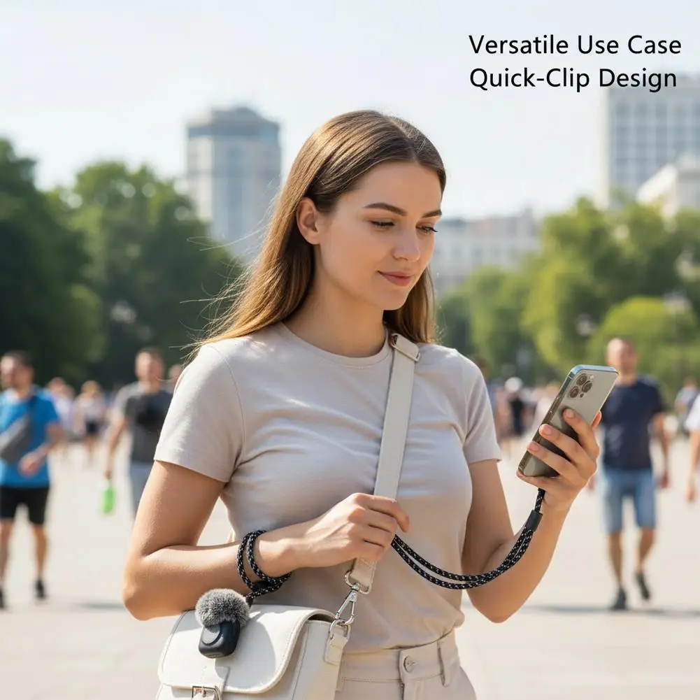 Invisible Magnetic Neck Hanging Strap Bracket For DJI Mic2/Mic Mini Portable Mount Neck Lanyard Microphone Holder Accessories