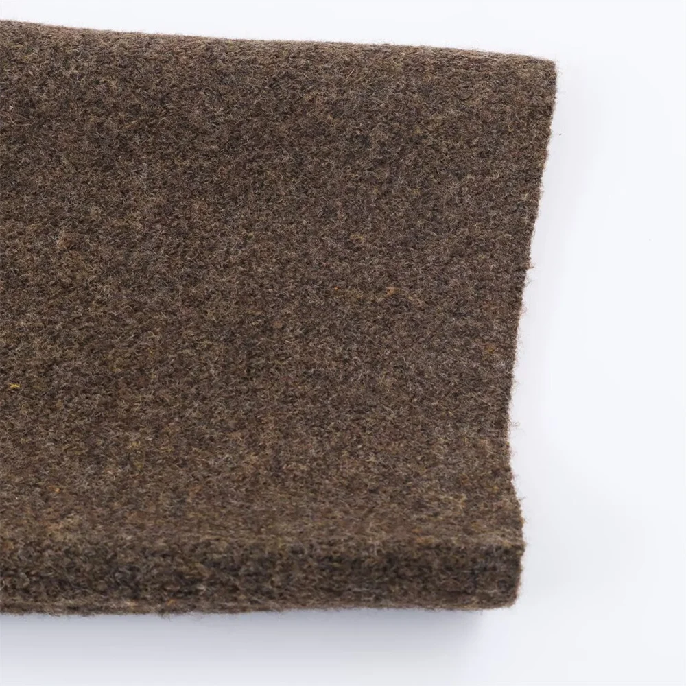 Invierno nuevo diseño suelto de moda Casual para mujer con bufanda cuello redondo suéter de punto de manga larga